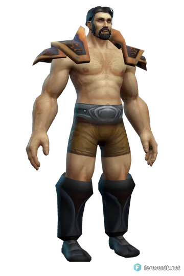 The Defiler's Will worn by a human male, rendered from the Forever client