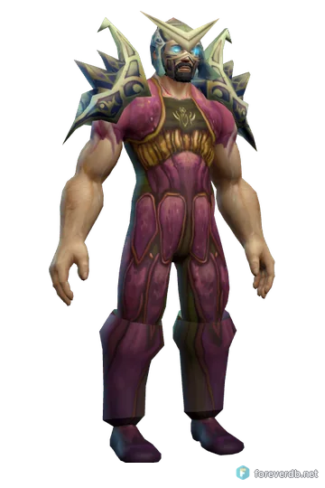 Deathdealer's Embrace worn by a human male, rendered from the Forever client