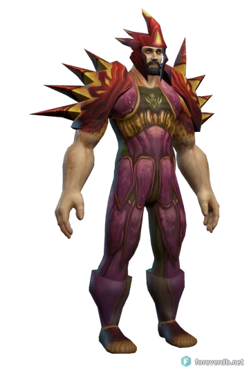 Stormcaller's Garb worn by a human male, rendered from the Forever client