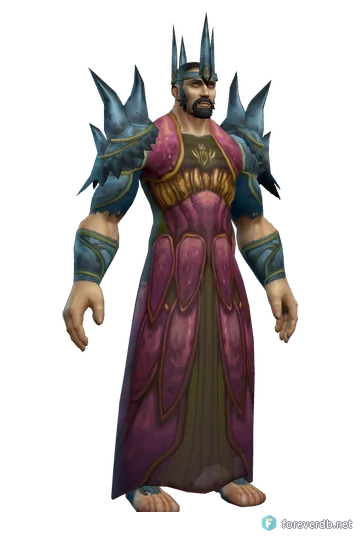 Enigma Vestments worn by a human male, rendered from the Forever client