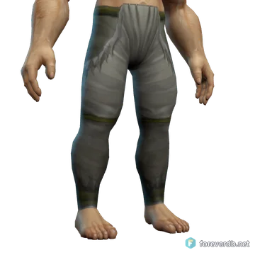 Sacred Burial Trousers worn by a human male, rendered from the Forever client