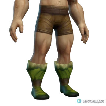 Greenweave Sandals worn by a human male, rendered from the Forever client