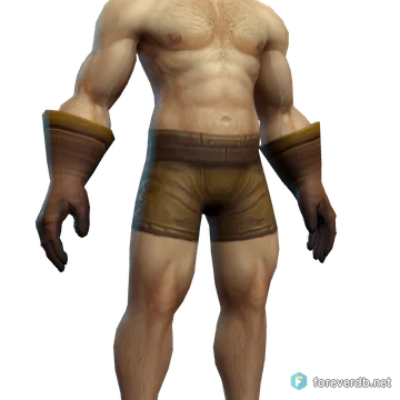 Twill Gloves worn by a human male, rendered from the Forever client