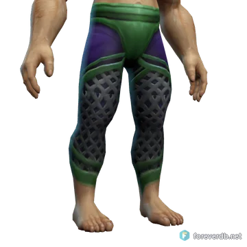 Roamer's Leggings worn by a human male, rendered from the Forever client
