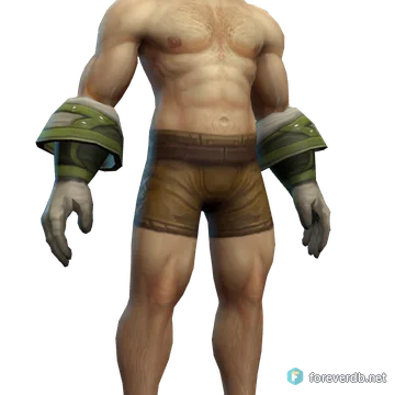 Imperial Leather Gloves worn by a human male, rendered from the Forever client