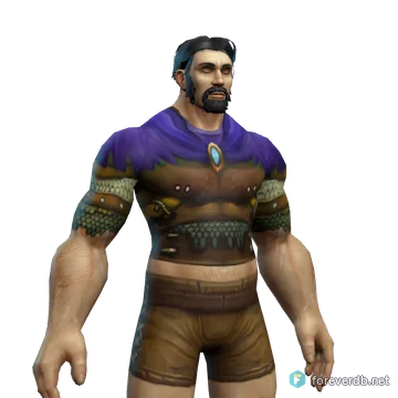 Starsight Tunic worn by a human male, rendered from the Forever client