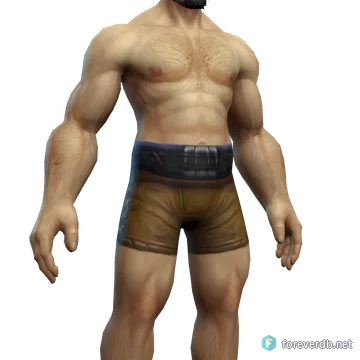 Support Girdle worn by a human male, rendered from the Forever client
