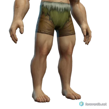 Ancestral Woollies worn by a human male, rendered from the Forever client