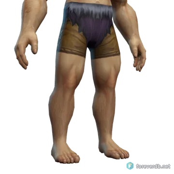 Barbaric Loincloth worn by a human male, rendered from the Forever client