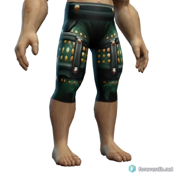Serpentskin Leggings worn by a human male, rendered from the Forever client