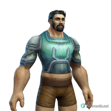Formidable Chestpiece worn by a human male, rendered from the Forever client