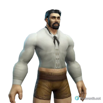 Tuxedo Shirt worn by a human male, rendered from the Forever client