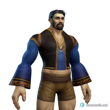 Stylish Blue Shirt worn by a human male, rendered from the Forever client