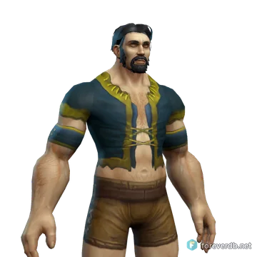 Twilight Armor worn by a human male, rendered from the Forever client