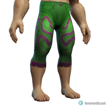 Hibernal Pants worn by a human male, rendered from the Forever client