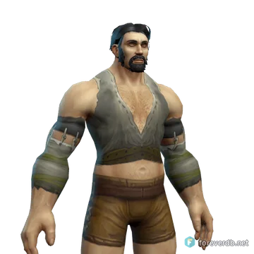 Ghostweave Vest worn by a human male, rendered from the Forever client