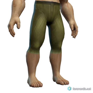 Brightcloth Pants worn by a human male, rendered from the Forever client