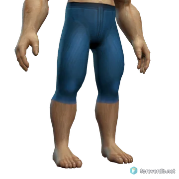 Azure Silk Pants worn by a human male, rendered from the Forever client