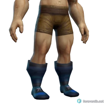 Thick Leather Boots worn by a human male, rendered from the Forever client