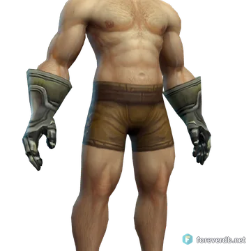 Impenetrable Gauntlets worn by a human male, rendered from the Forever client