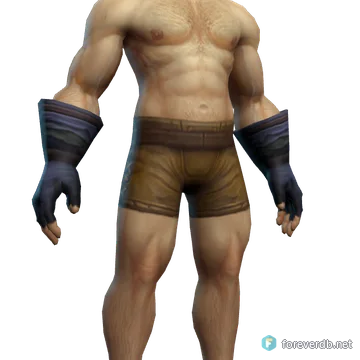 Gloves of the Moon worn by a human male, rendered from the Forever client