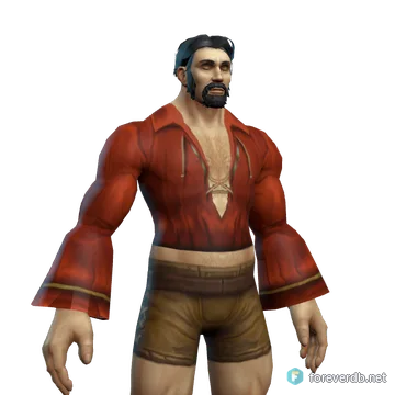 Corsair's Overshirt worn by a human male, rendered from the Forever client