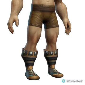 Gnomish Inventor Boots worn by a human male, rendered from the Forever client