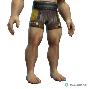 Scorpashi Sash worn by a human male, rendered from the Forever client