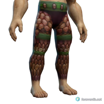 Copper Chain Pants worn by a human male, rendered from the Forever client