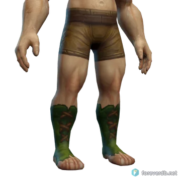 Nomad Sandals worn by a human male, rendered from the Forever client