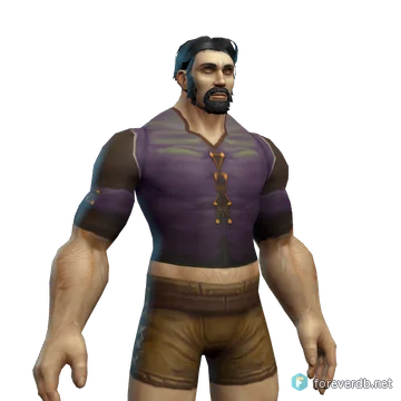 Calico Tunic worn by a human male, rendered from the Forever client