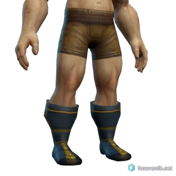 Twilight Boots worn by a human male, rendered from the Forever client