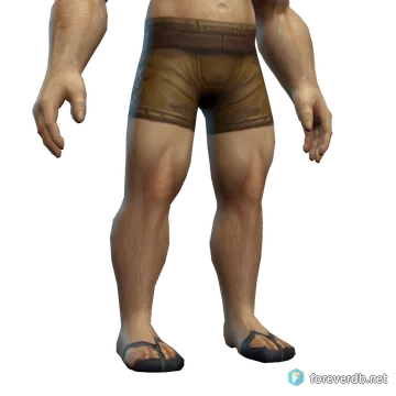 Cross-stitched Sandals worn by a human male, rendered from the Forever client