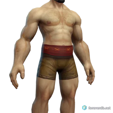 Tribal Belt worn by a human male, rendered from the Forever client