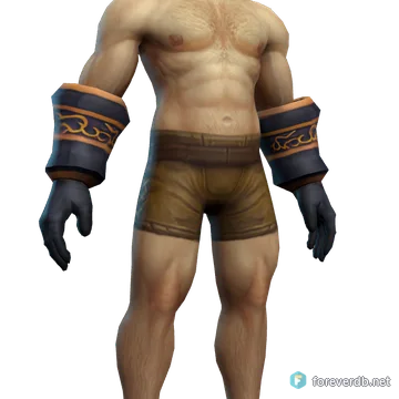 Theramore Gloves worn by a human male, rendered from the Forever client