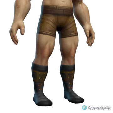 Web-covered Boots worn by a human male, rendered from the Forever client