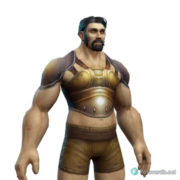 Lord's Breastplate worn by a human male, rendered from the Forever client