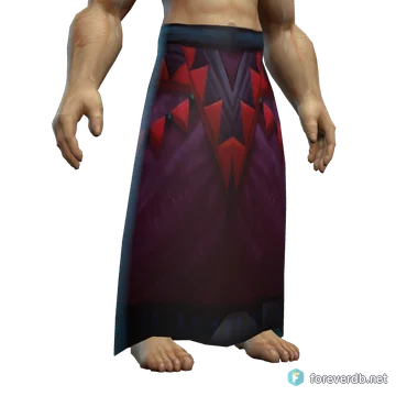 Mystic Sarong worn by a human male, rendered from the Forever client