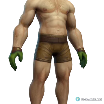 Gardening Gloves worn by a human male, rendered from the Forever client