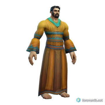 Robe of Solomon worn by a human male, rendered from the Forever client