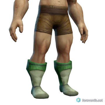 Shimmering Boots worn by a human male, rendered from the Forever client