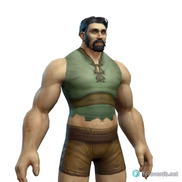 Pioneer Tunic worn by a human male, rendered from the Forever client