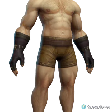 Mud's Crushers worn by a human male, rendered from the Forever client
