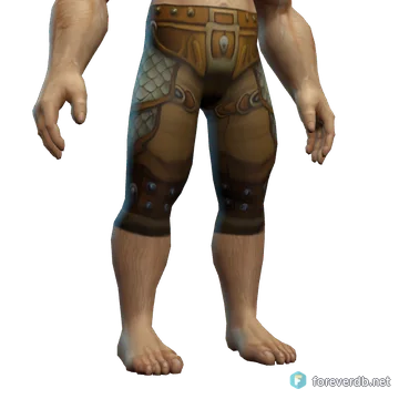 Mail Combat Leggings worn by a human male, rendered from the Forever client