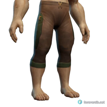 Canvas Pants worn by a human male, rendered from the Forever client