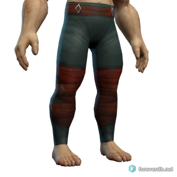 Russet Pants worn by a human male, rendered from the Forever client