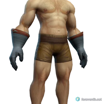 Shilly Mitts worn by a human male, rendered from the Forever client