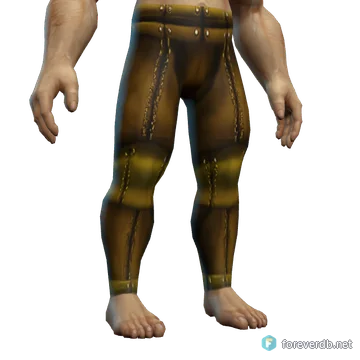 Stretched Leather Trousers worn by a human male, rendered from the Forever client