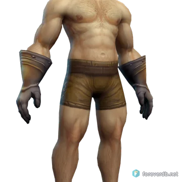 Lord's Gauntlets worn by a human male, rendered from the Forever client