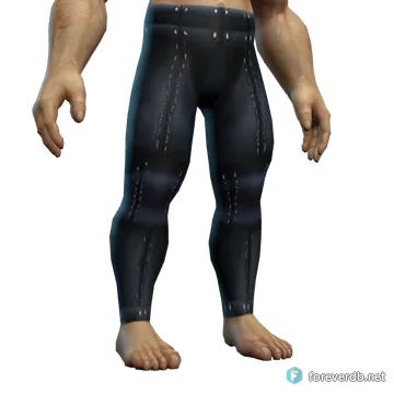 Shadowhide Leggings worn by a human male, rendered from the Forever client
